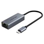 CABLETIME αντάπτορας δικτύου CT-CML100, USB-C, 100Mbps Ethernet, γκρι