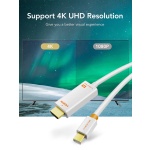 CABLETIME καλώδιο mini DisplayPort σε HDMI CT-AV588-03G4K, 4K/30Hz, 1m, λευκό - Image 2