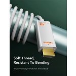 CABLETIME καλώδιο mini DisplayPort σε HDMI CT-AV588-03G4K, 4K/30Hz, 1m, λευκό - Image 5