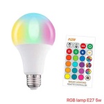 Λάμπα LED – RGB με χειριστήριο – E27 – 5W – 513544 - Image 2