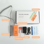 Ηλεκτρικός τροχός μανικιούρ-πεντικιούρ - Επαναφορτιζόμενος - TGR-105 - 631088 - Orange - Image 3