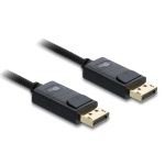 DELOCK καλώδιο DisplayPort 2.1 81672, 16K/60Hz, 80 Gbps, 2m, μαύρο