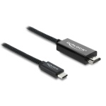 DELOCK καλώδιο USB-C σε HDMI 81704, 4K/60Hz, 2m, μαύρο