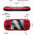 Φορητή κονσόλα παιχνιδιών με χειριστήριο - 620 in 1 - 884416 - Red - Image 4