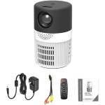 Φορητός Mini προτζέκτορας - YT400 - 1080p - 884423 - Black - Image 2