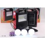 Επαναφορτιζόμενο ηλιακό σύστημα φωτισμού με ηχείο - SY-108 - 884164 - Image 2