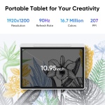 XP-PEN έγχρωμο ψηφιακό σημειωματάριο Magic Note Pad με γραφίδα, 10.95", 6/128GB, Android 14, 8000mAh, λευκό - Image 5