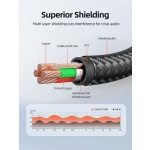 CABLETIME καλώδιο προέκτασης ήχου 3.5mm CT-AE35M, gold plated, 3m, μαύρο - Image 4