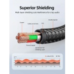 CABLETIME καλώδιο ήχου 3.5mm CT-AM35M, gold plated, 1m, μαύρο - Image 4