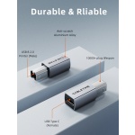 CABLETIME αντάπτορας USB-C σε USB Type B CT-CFBM2-AG, 480Mbps, γκρι - Image 2