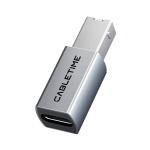 CABLETIME αντάπτορας USB-C σε USB Type B CT-CFBM2-AG, 480Mbps, γκρι