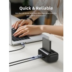 CABLETIME αντάπτορας USB-C σε USB Type B CT-CFBM2-AG, 480Mbps, γκρι - Image 3