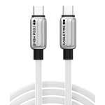 CABLETIME καλώδιο USB-C CT-CM240-ZSW2, 240W, 480Mbps, 2m, λευκό