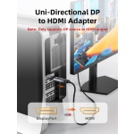 CABLETIME αντάπτορας DisplayPort σε HDMI CT-DMHF4K-AG3, 4K/30Hz, γκρι - Image 3