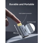 CABLETIME αντάπτορας DisplayPort σε HDMI CT-DMHF4K-AG6, 4K/60Hz, γκρι - Image 2