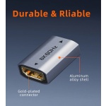 CABLETIME αντάπτορας HDMI CT-HEF8K-AG, 8K/60Hz, 4K/120Hz, 48 Gbps, γκρι - Image 3