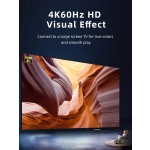 CABLETIME HDMI switch CT-HS4K2-AG, 2 σε 1, 4K/60Hz, bi-directional, γκρι - Image 5