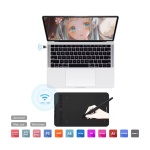 XP-PEN ταμπλέτα σχεδίασης με γραφίδα Deco Mini 7W, ασύρματη σύνδεση, 177.8x111.1mm, μαύρο - Image 2