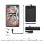 XP-PEN ταμπλέτα σχεδίασης με γραφίδα Deco Mini 7W, ασύρματη σύνδεση, 177.8x111.1mm, μαύρο - Image 3