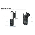 VSTARCAM smart κάμερα FC4 με φωτισμό, dual lens, 3MP, WiFi, SD, PTZ, IP66 - Image 5
