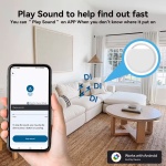 HAVEDEER smart tag ACCUTAG για Android συσκευές, Bluetooth tracker, λευκό - Image 2