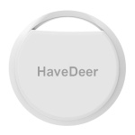 HAVEDEER smart tag ACCUTAG για Android συσκευές, Bluetooth tracker, λευκό