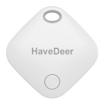 HAVEDEER smart tag ITAG03 για iOS συσκευές, Bluetooth tracker, λευκό