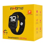 INTIME smartwatch A10 Pro με 2x λουράκια, heart rate, 2.04" AMOLED, IP65, μαύρο - Image 5
