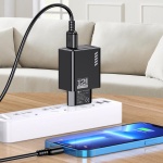 KAKUSIGA φορτιστής τοίχου KSC-1235, USB, 12W, μαύρος - Image 2