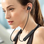 KAKUSIGA earphones KSC-1878 με μαγνήτη, Bluetooth, 10mm, 200mAh, μαύρα - Image 2