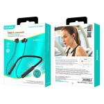KAKUSIGA earphones KSC-1878 με μαγνήτη, Bluetooth, 10mm, 200mAh, μαύρα - Image 3