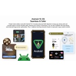 ULEFONE smartphone RugKing 3 Pro, 6.56", 8/128GB, 5700mAh, IP68/IP69K, μαύρο - Image 4