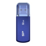 SILICON POWER USB Flash Drive Helios 202, 32GB, USB 3.2, μπλε