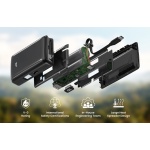 SILICON POWER power bank CP10 με καλώδιο USB-C, 2x θύρες εξόδου, 10000mAh, 20W, μαύρο - Image 3