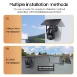 SECTEC smart ηλιακή κάμερα ST-536-6MAOV-4G-EU, dual lens, 3MP, 4G, SD, PTZ, IP66 - Image 3