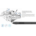 XP-PEN ταμπλέτα σχεδίασης με γραφίδα Star 03 V2, 228.8x152.6mm, μαύρο - Image 4