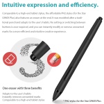 XP-PEN ταμπλέτα σχεδίασης με γραφίδα Star G960S Plus, 228.8x152.6mm, μαύρο - Image 4