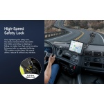 ULEFONE βάση tablet αυτοκινήτου UAN02 για ταμπλό, μαύρη - Image 3