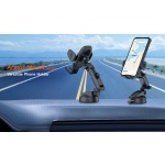 ULEFONE βάση smartphone αυτοκινήτου UAN16 για ταμπλό, 58-100mm x 146mm, μαύρη - Image 2