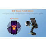 ULEFONE βάση smartphone αυτοκινήτου UAN16 για ταμπλό, 58-100mm x 146mm, μαύρη - Image 5