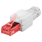 GOOBAY βύσμα RJ45 CAT 6 UTP 44738, tool-free, λευκό