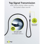 GOOBAY καλώδιο HDMI 2.1 65561 με Ethernet, 8K/60Hz, 48 Gbps, 40m, μαύρο - Image 4