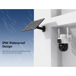 VSTARCAM smart ηλιακή κάμερα BG622DR, dual lens, 2MP, 4G, SD, PTZ, IP66 - Image 3