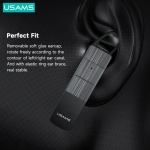 USAMS Bluetooth μονό earphone USAMS-BT2, 100mAh, 3-way κλήσεις, μαύρο - Image 3
