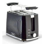 BRUNO φρυγανιέρα BRN-0274, 2 θέσεων, 900W, με σχάρα ψησίματος, μαύρη