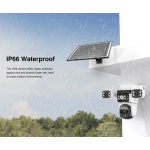 VSTARCAM smart ηλιακή κάμερα CB621SR, triple lens, 2MP, WiFi, SD, PTZ, IP66 - Image 3