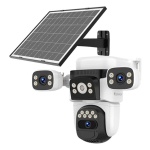 VSTARCAM smart ηλιακή κάμερα CB621SR, triple lens, 2MP, WiFi, SD, PTZ, IP66