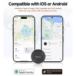 MILI smart tag LiTag Duo για iOS & Android συσκευές, Bluetooth tracker, μαύρο - Image 2