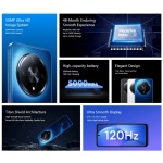 MEIZU smartphone Mblu 22 Pro, 6.79", 8/256GB, 5000mAh, μαύρο - Image 2