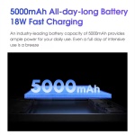 MEIZU smartphone Mblu 22 Pro, 6.79", 8/256GB, 5000mAh, μαύρο - Image 4